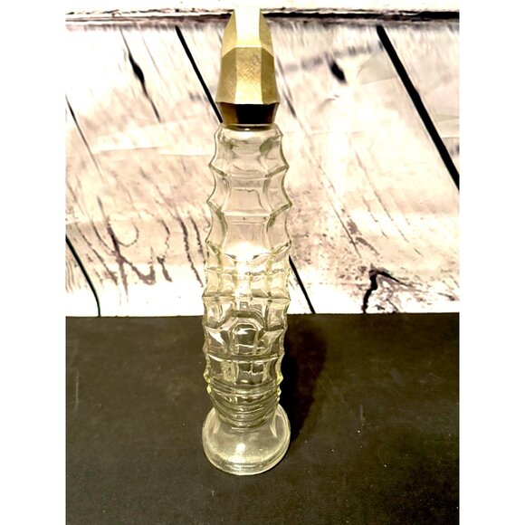 Avon 1970s Seahorse Glass Bottle With Stopper - Picture 7 of 12